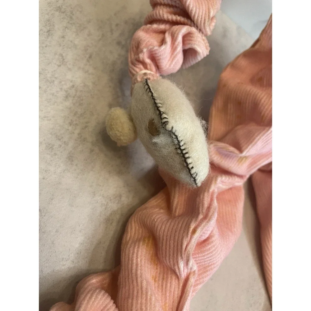 Vintage Pink Plastic Face Bendable Pixie Girl Doll 22" - Picture 8 of 12